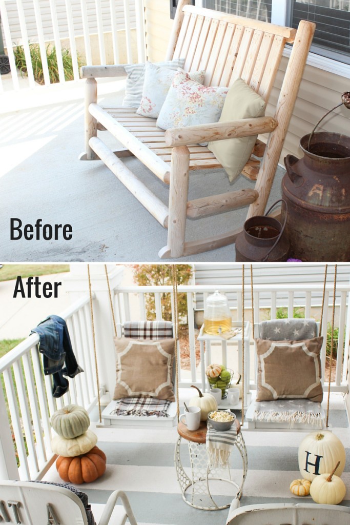 Concrete Porch Before and After
