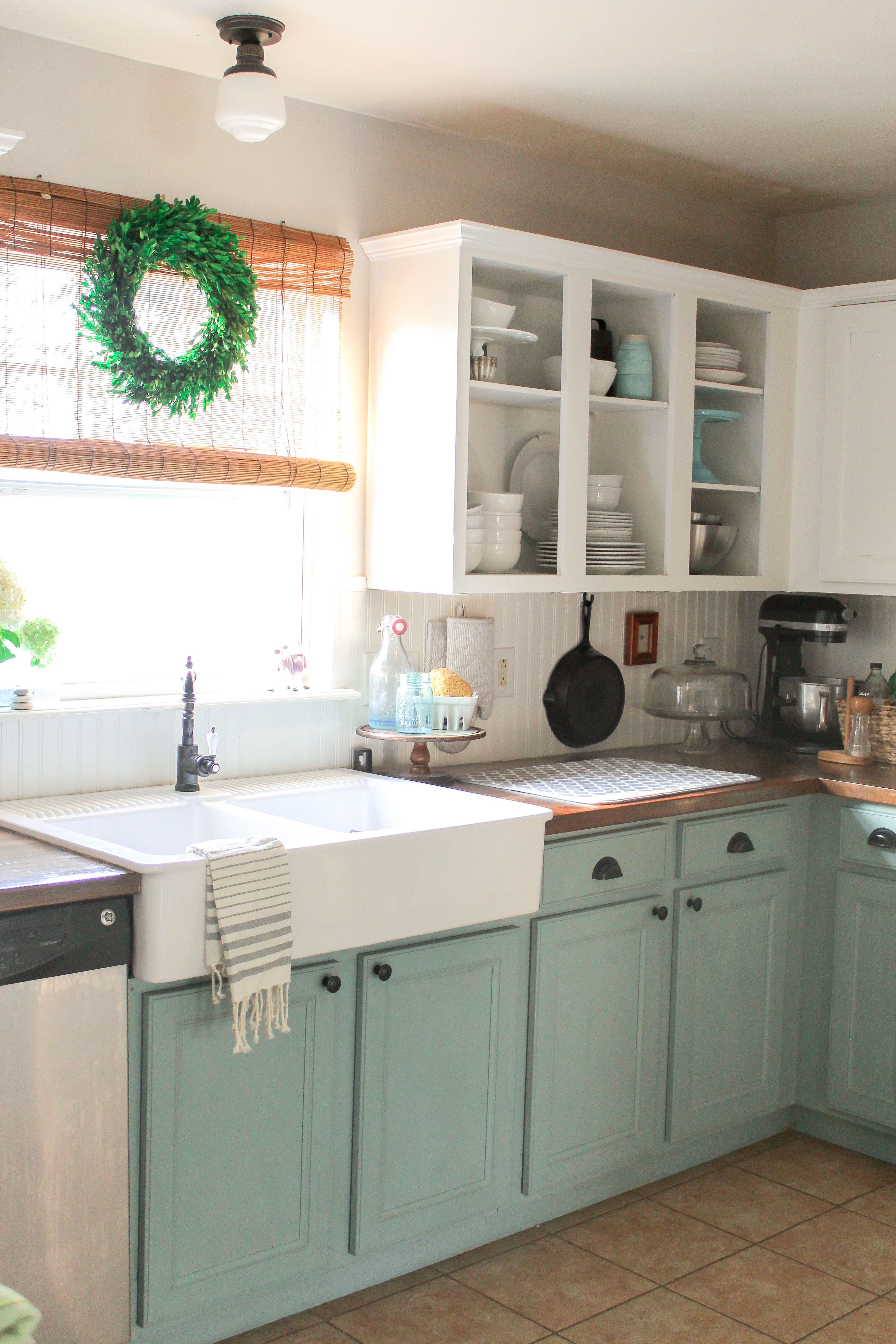 Chalk Painted Kitchen Cabinets    Two Years Later • Our Storied Home