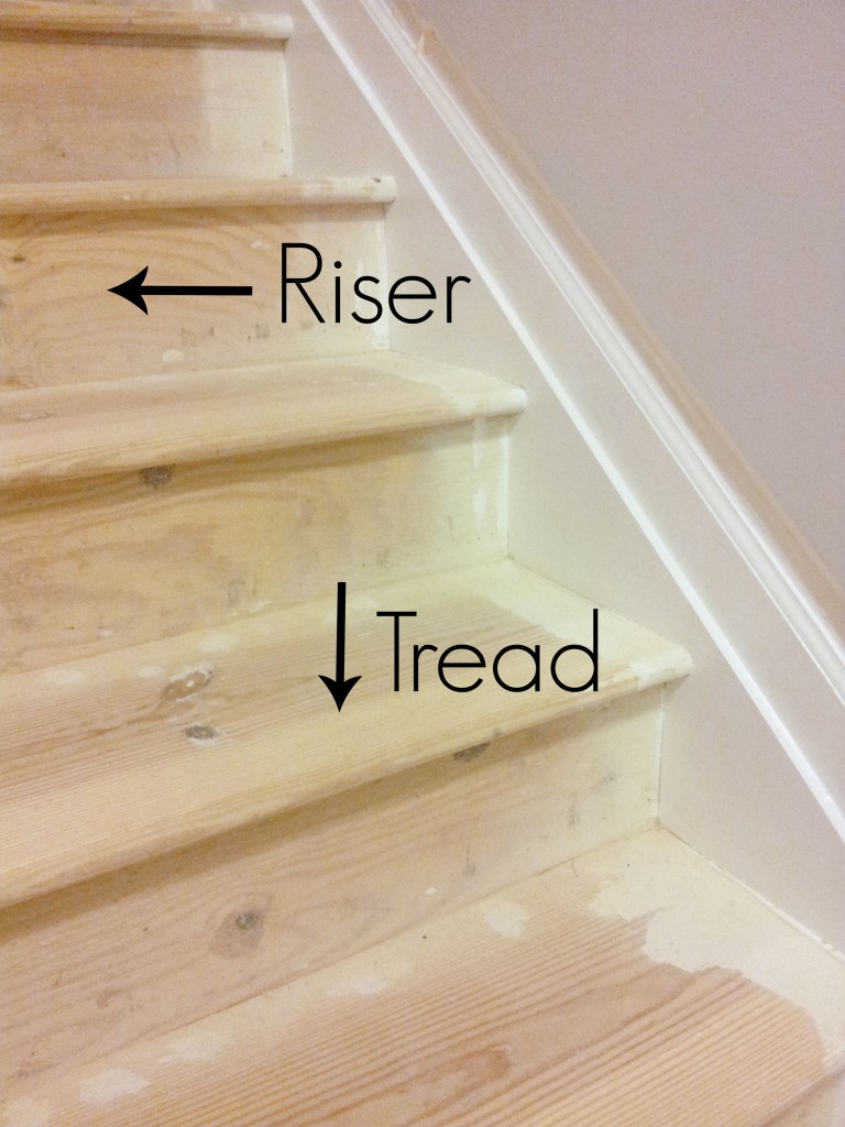 Painted stair makeover