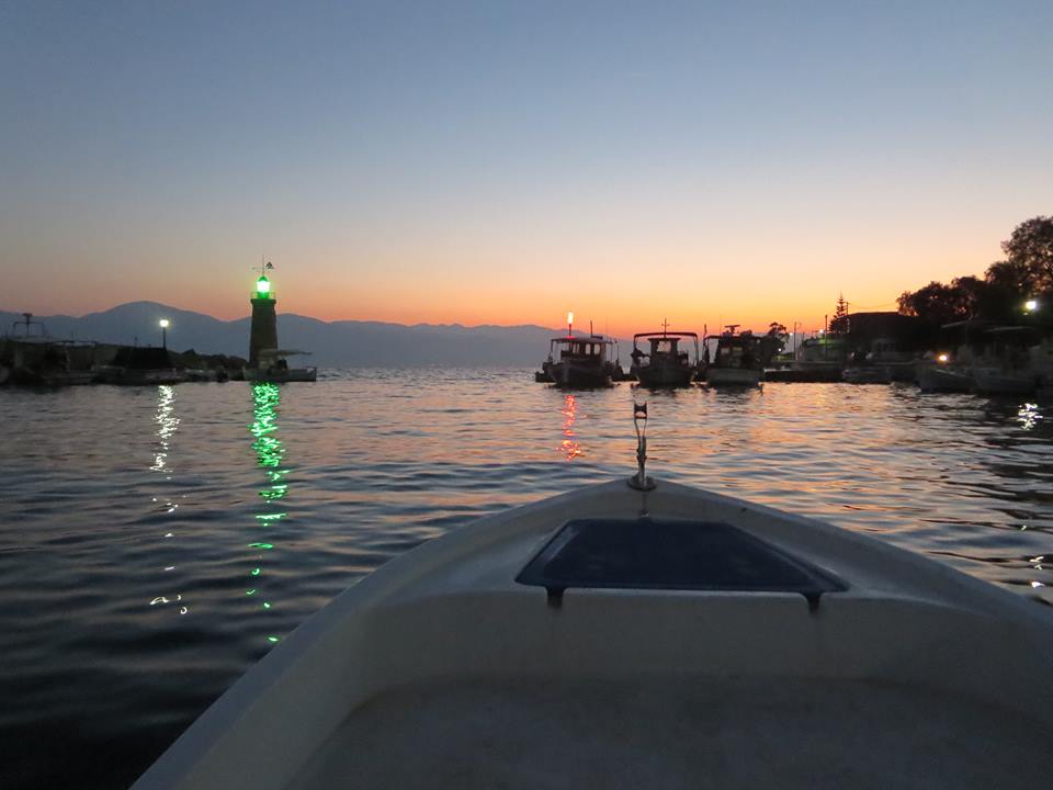 Mary Kalpos sent me this amazing photo of her morning boat ride. She and her husband packed up their home in New York and now live in Greece. Can you imagine?!