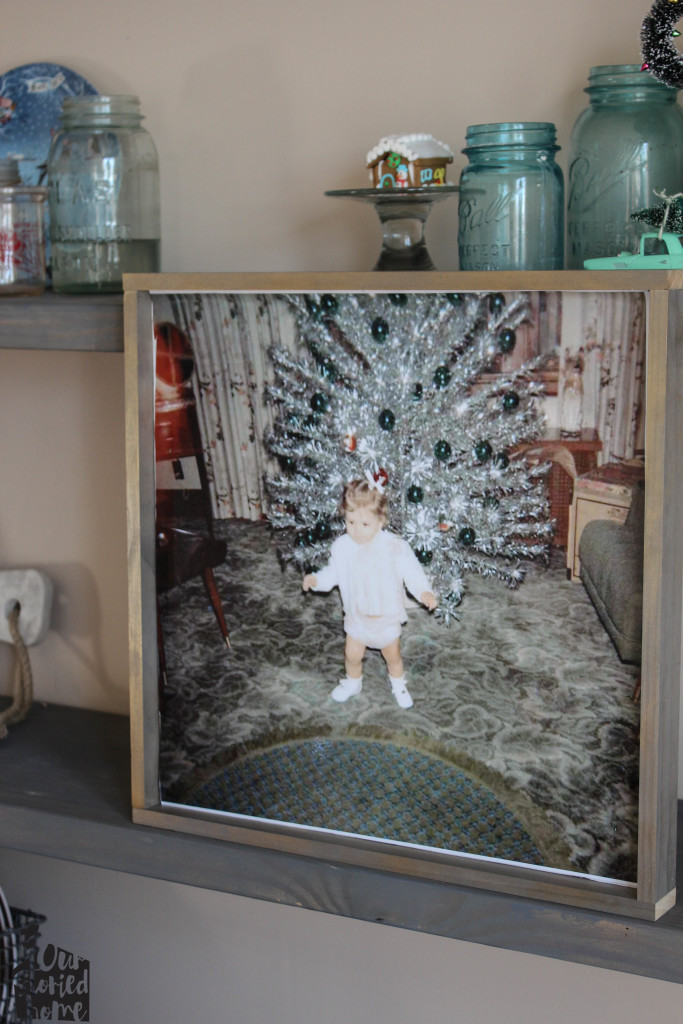Decorate with your favorite vintage Christmas photos