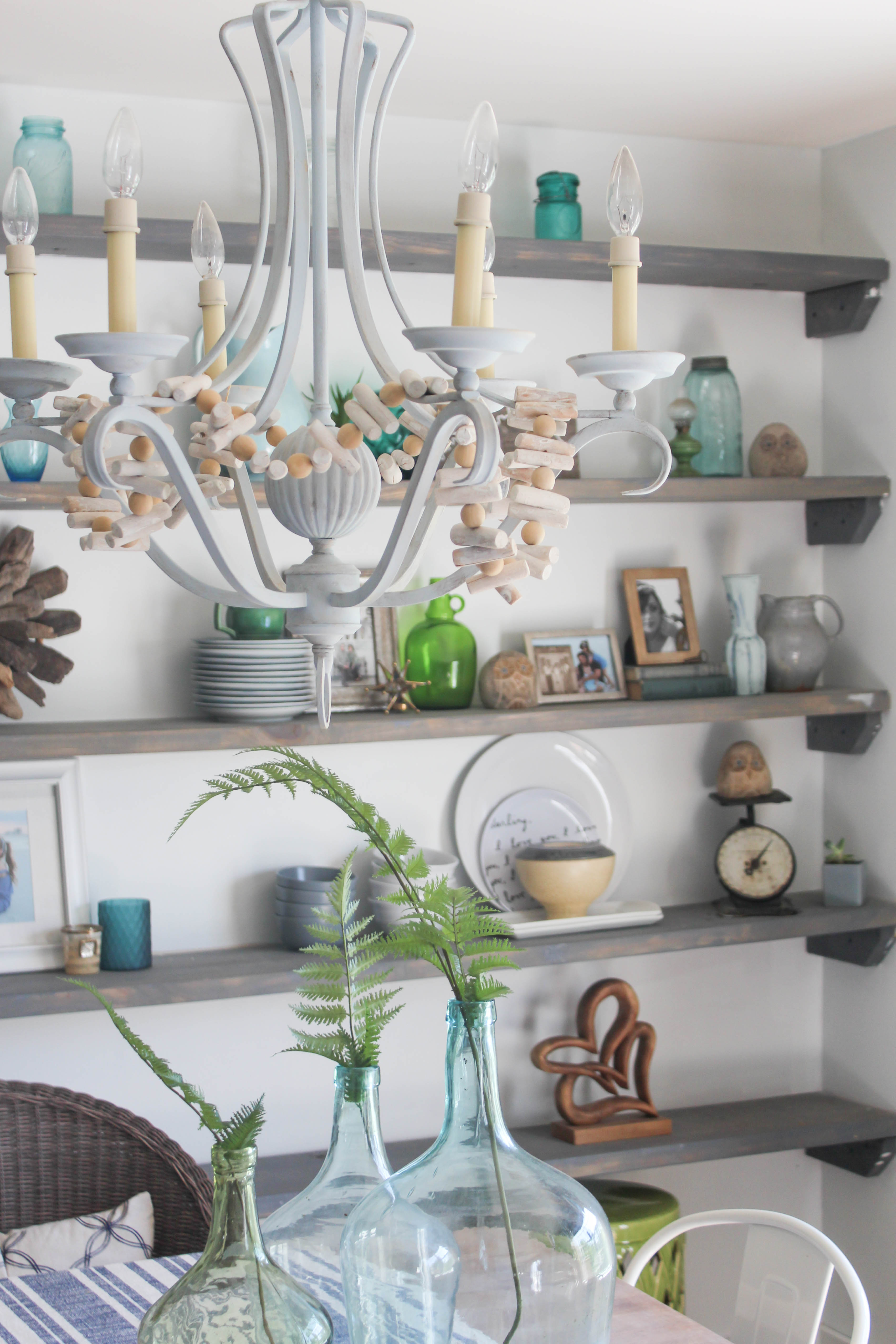Our Storied Home Open Shelves