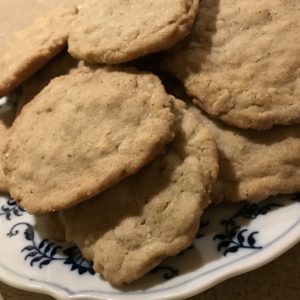 anilla bean oatmeal cookies