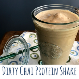 Dirty Chai Protein Shake -- Sounds Bad, Doesn't It?