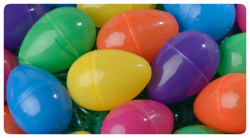 plastic eggs